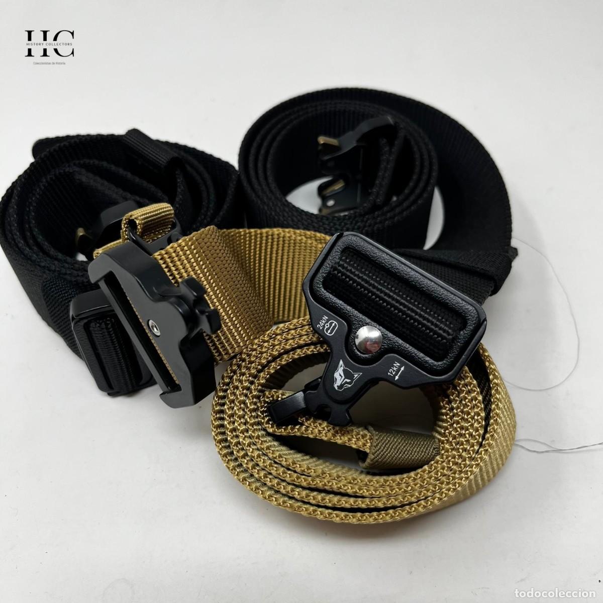 Coleccionismo: Lote de 3 cinturones t&aacute;cticos militares MELLIEX &ndash; Nylon reforzado con hebilla met&aacute;lica