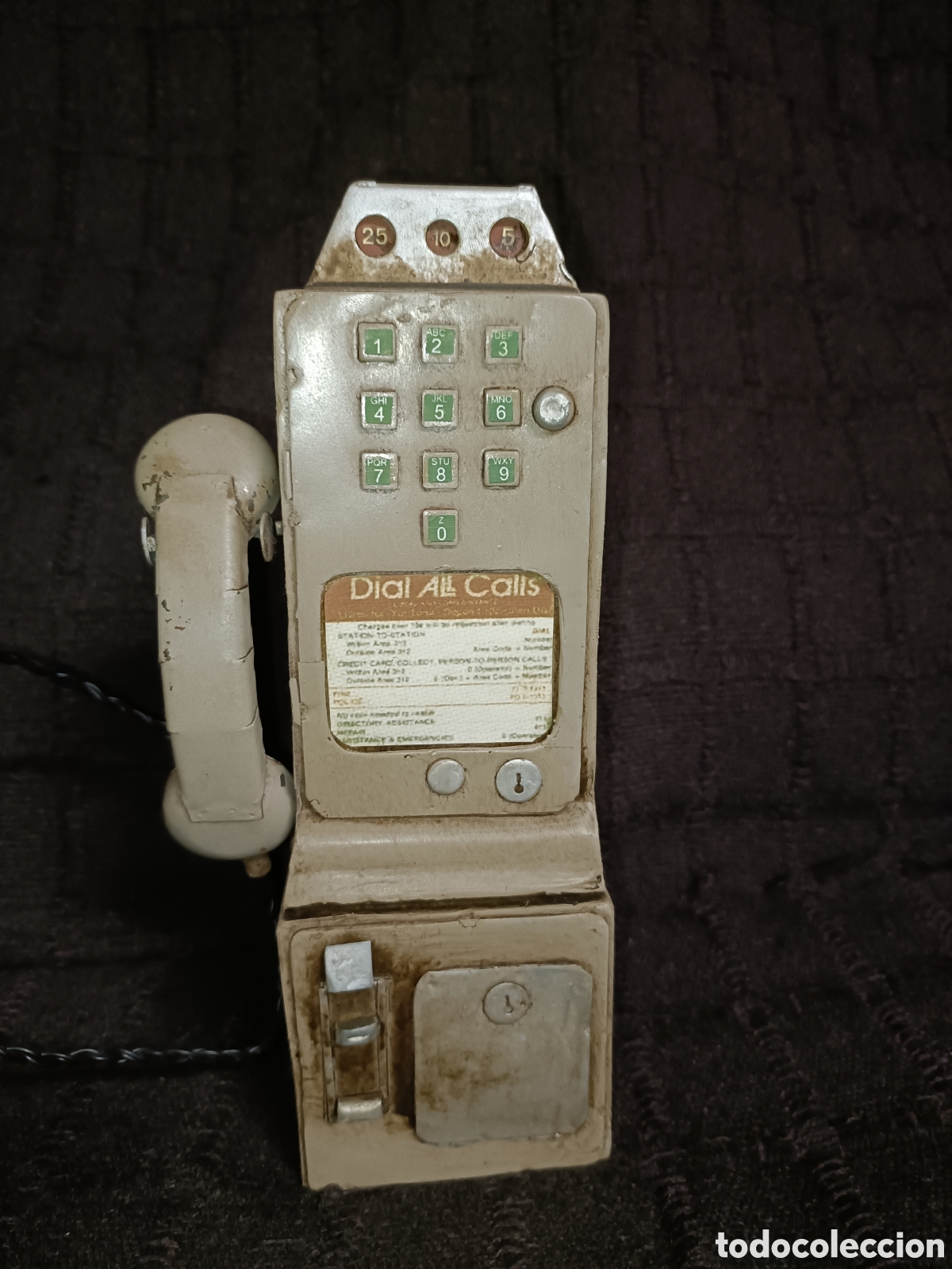 Coleccionismo: Cabina telef&oacute;nica, hucha - Foto 3