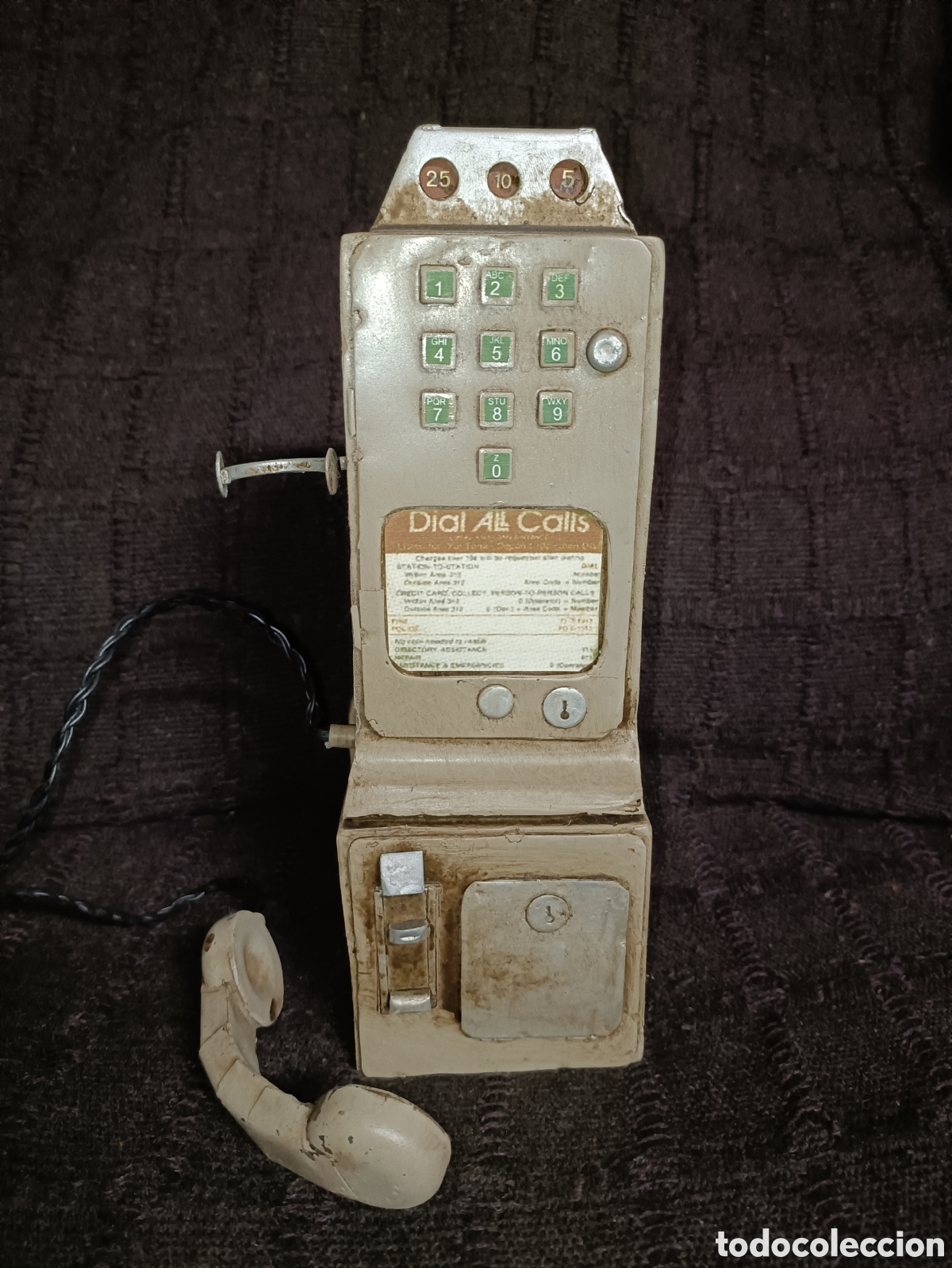 Coleccionismo: Cabina telef&oacute;nica, hucha - Foto 2