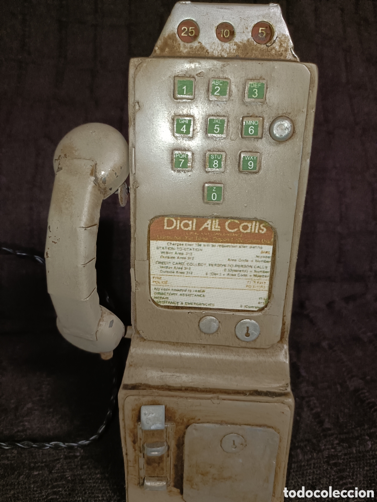 Coleccionismo: Cabina telef&oacute;nica, hucha - Foto 1
