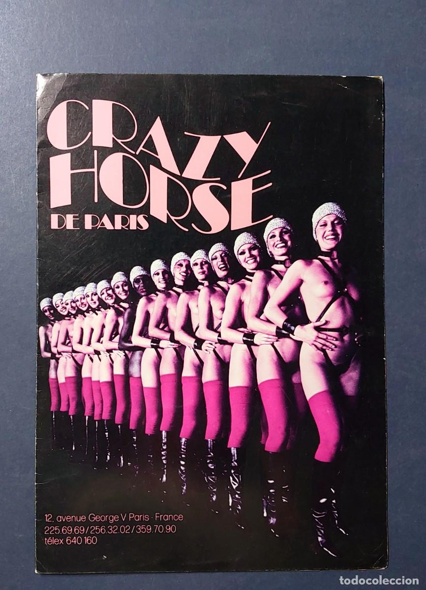 Sammelleidenschaft Papier: Programa Crazy Horse Par&iacute;s A&ntilde;o 1978 Medidas 21.20 cm X 30.10 cm