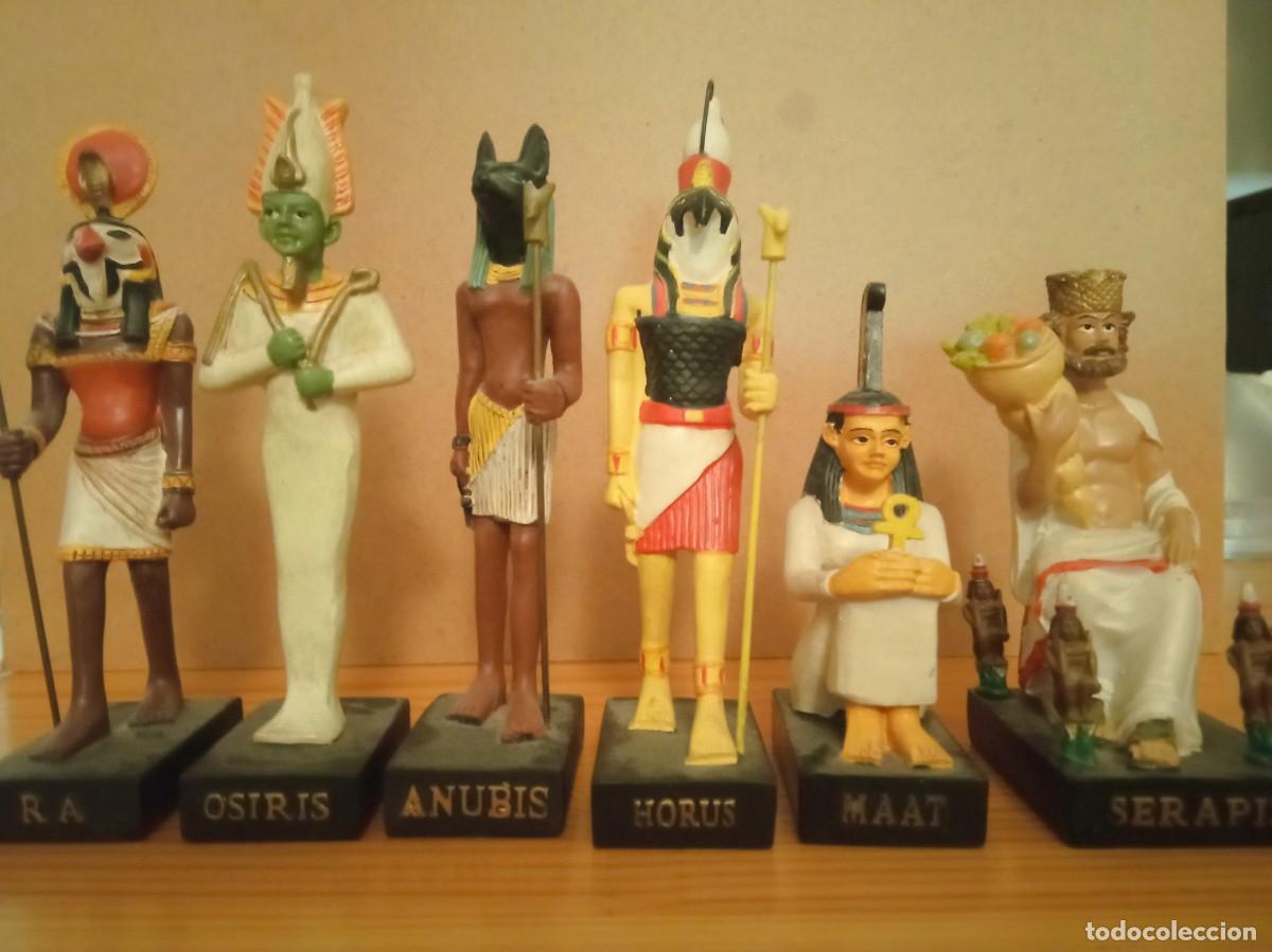 Coleccionismo: Figuras de dioses egipcios. - Foto 2