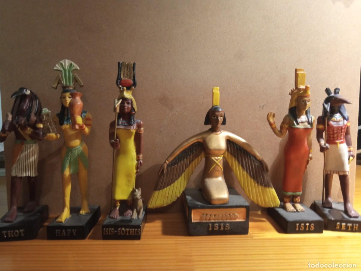 Coleccionismo: Figuras de dioses egipcios. - Foto 3