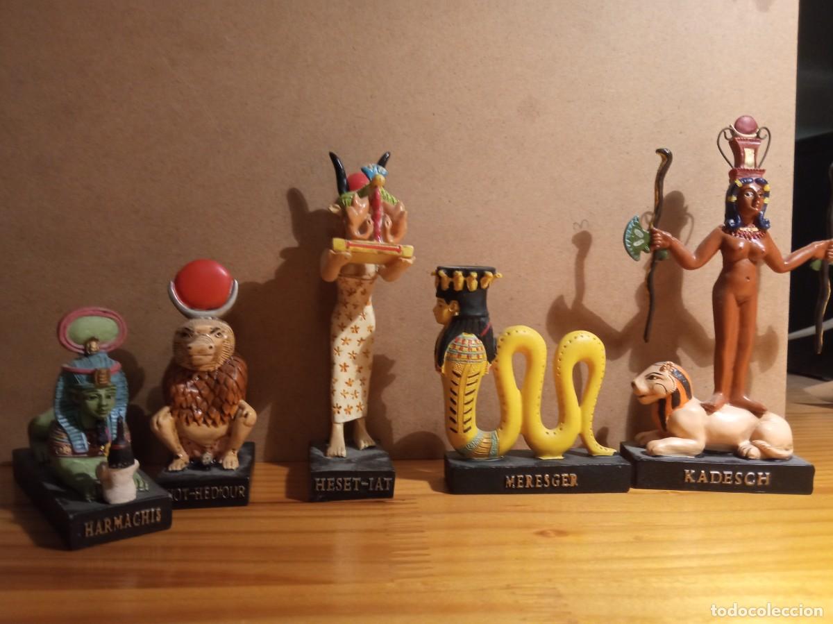 Coleccionismo: Figuras de dioses egipcios. - Foto 4