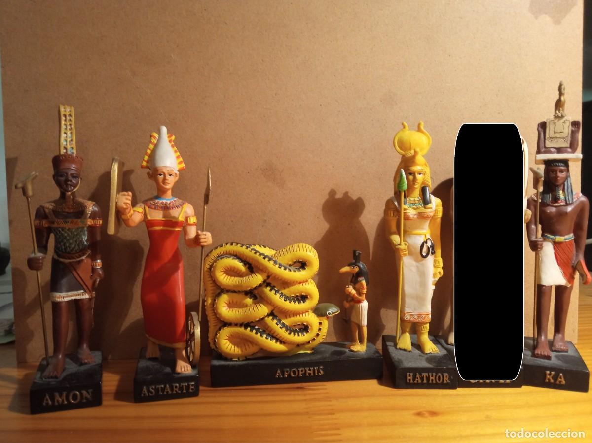 Coleccionismo: Figuras de dioses egipcios. - Foto 5