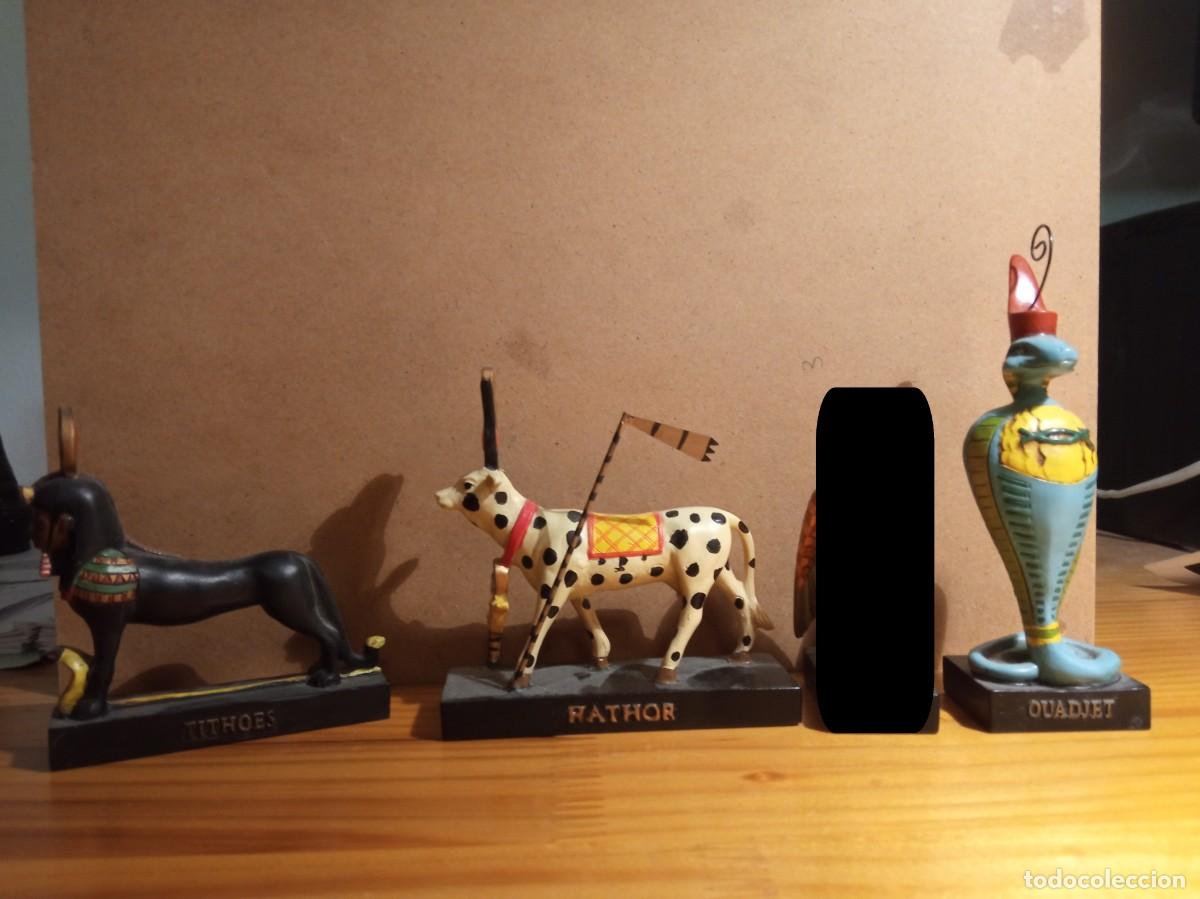 Coleccionismo: Figuras de dioses egipcios. - Foto 7