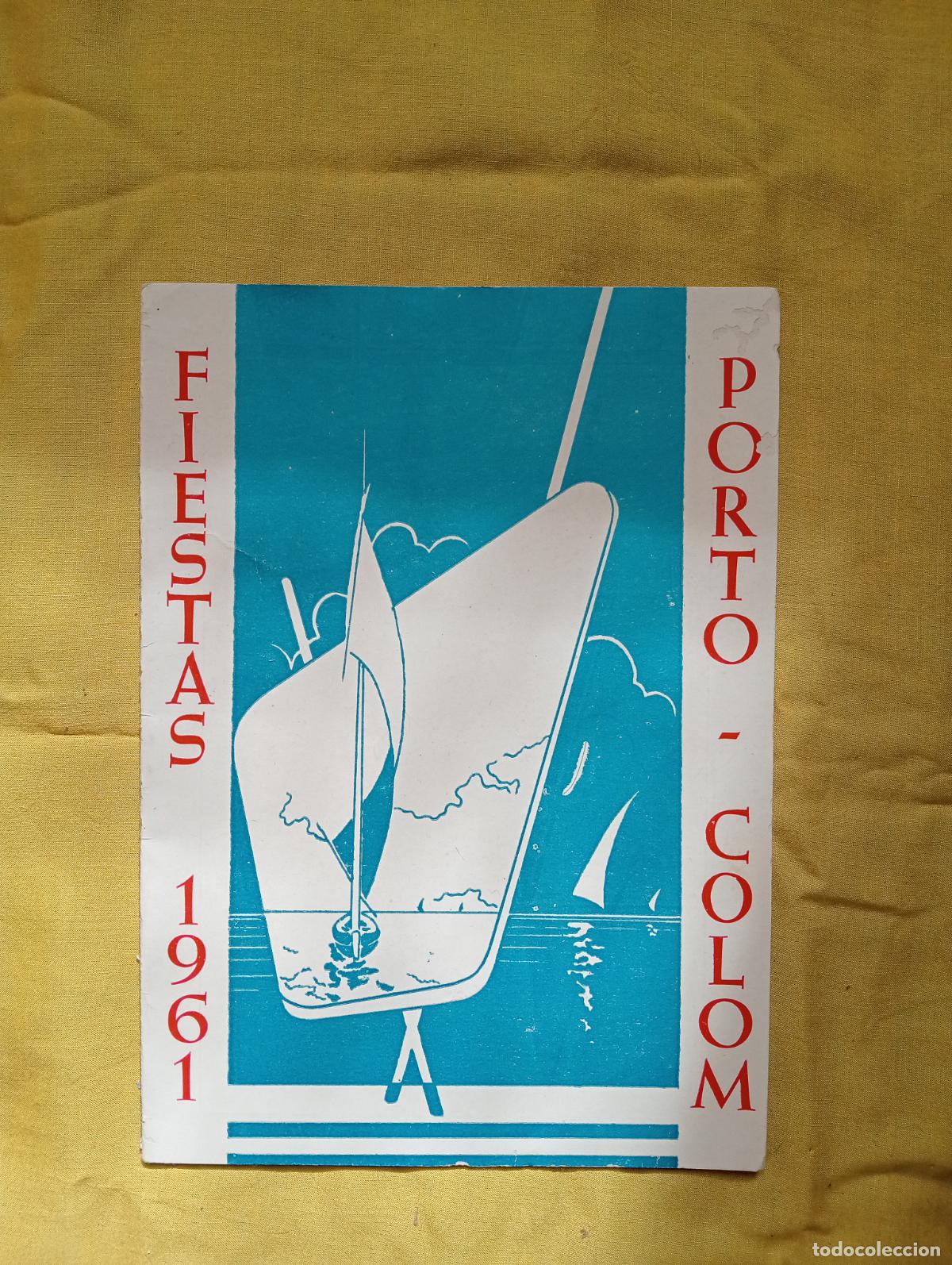 Coleccionismo: Programa de Fiestas de Portocolom 1961 - Foto 1