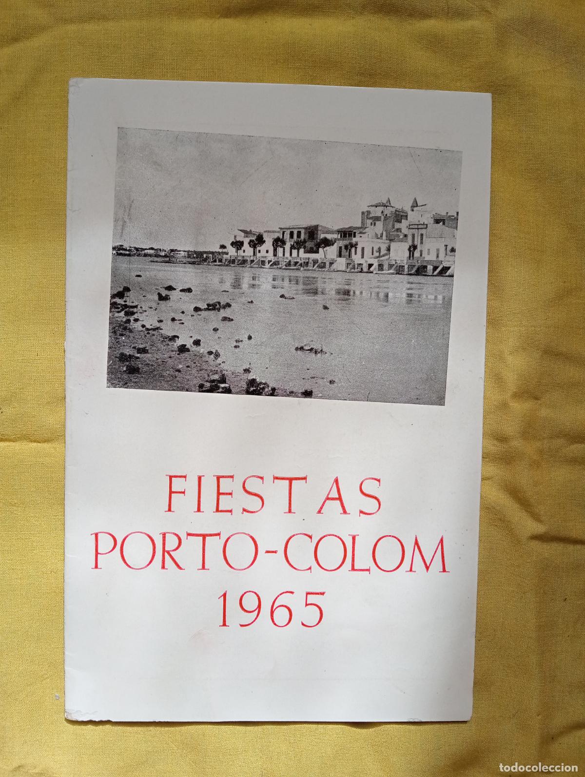 Coleccionismo: Programa de Fiestas de Portocolom 1965 - Foto 1