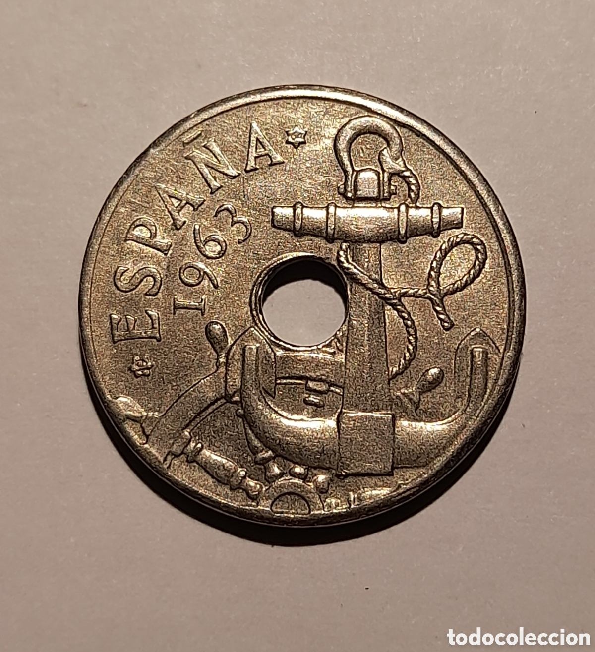 Collectionnisme: 50 C&eacute;ntimos 1963 *19 *64 S/C con errores. M&aacute;s Monedas en mi perfil.