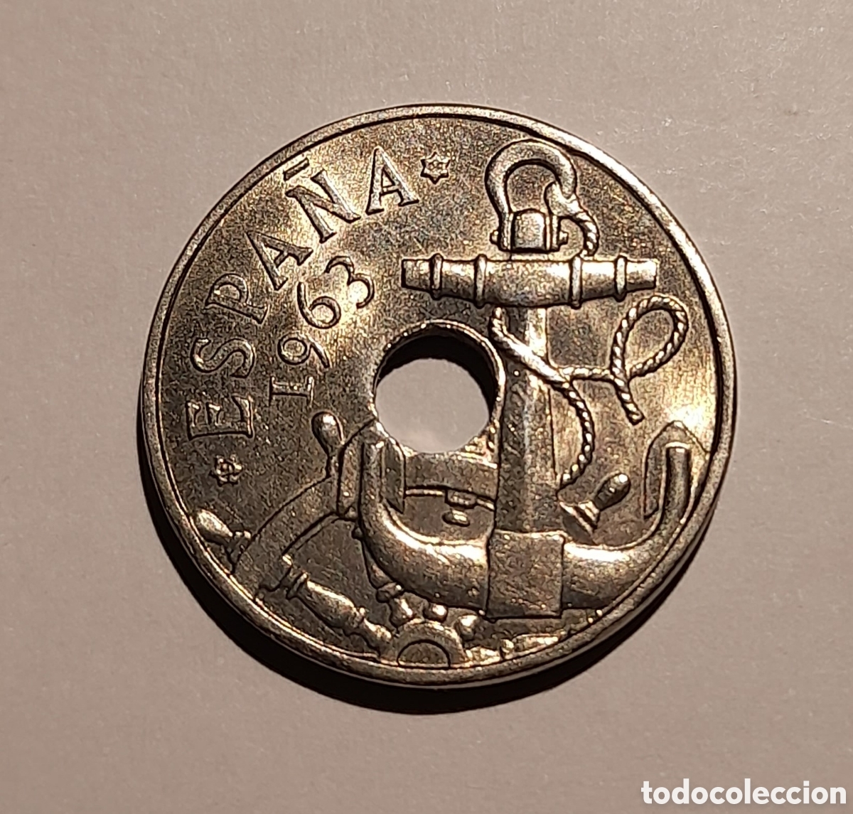 Collectionnisme: 50 C&eacute;ntimos 1963 *19 *64 S/ C con errores. M&aacute;s Monedas en mi perfil.