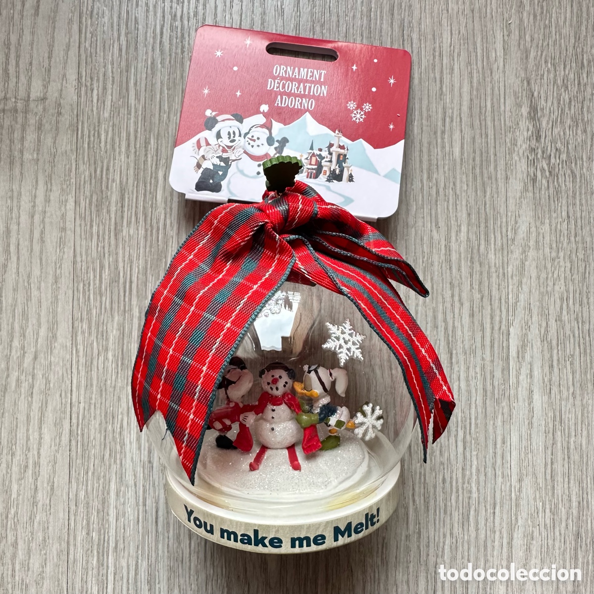 Coleccionismo: Adorno colgante bola Minnie y Daisy, Disney Store.