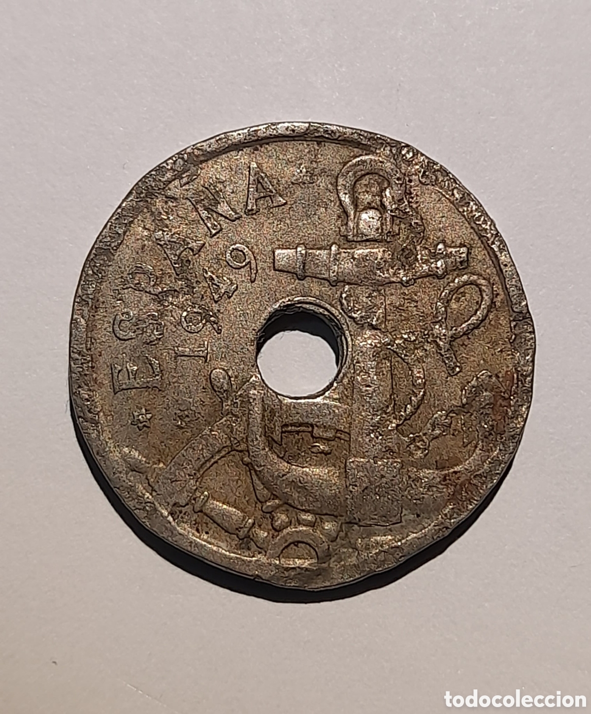Coleccionismo: Rarisima Errores Acu&ntilde;aci&oacute;n ( Grandes Errores ) 50 C&eacute;ntimos Franco 1949 * Error * Error S/C .