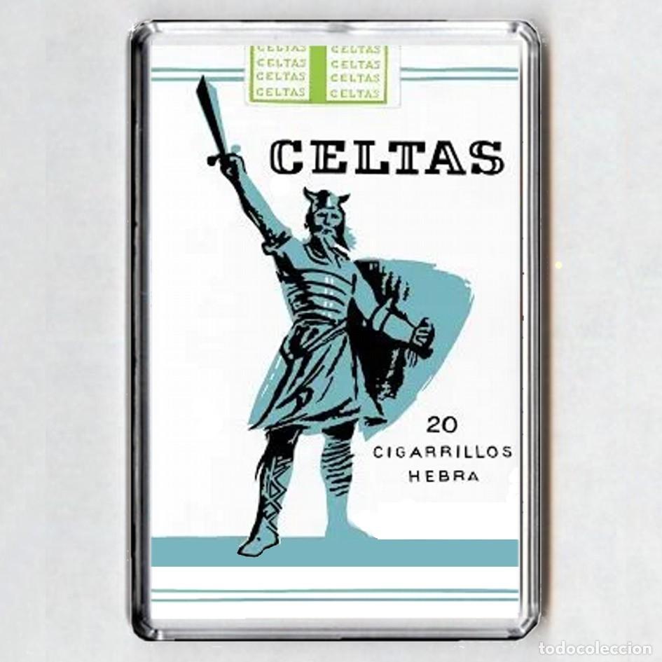 Coleccionismo: IMAN acr&iacute;lico NEVERA - CELTAS (Marca de tabaco) - Foto 1