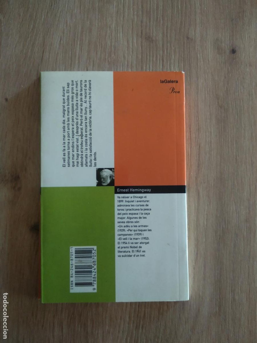 Coleccionismo: LIBRO EN CATALAN EL VELL I LA MAR ERNEST HEMINGWAY - Foto 4