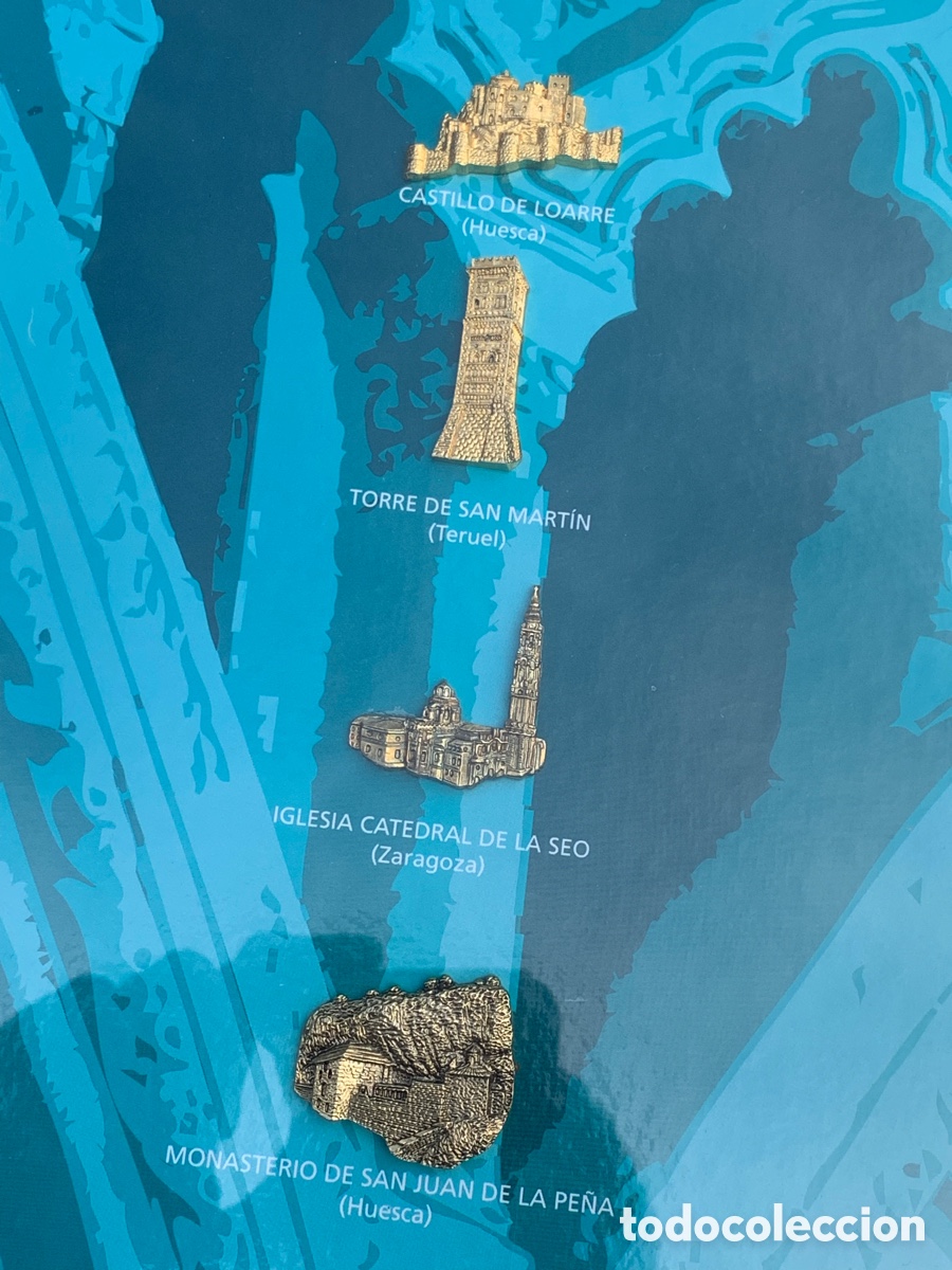 Coleccionismo: Cuadro Monumentos de Aragon - Foto 3