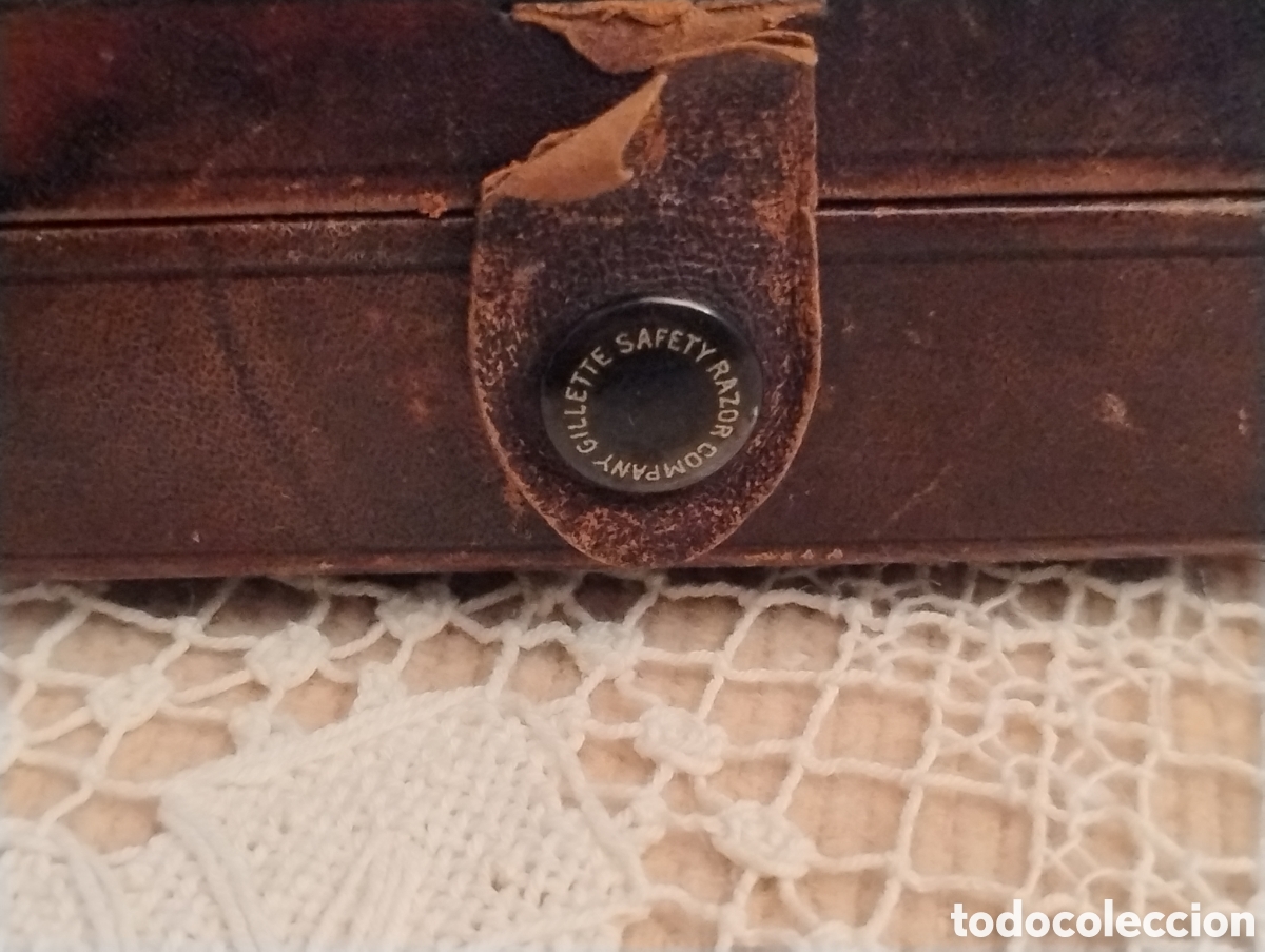 Coleccionismo: Caja de afeitar Gillette 1920 - Foto 3