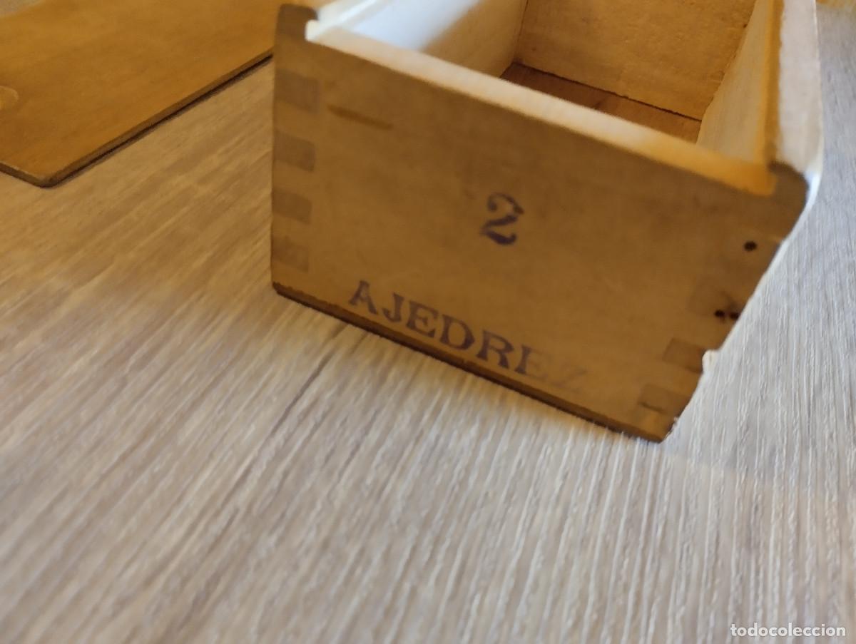 Coleccionismo: ajedrez de madera con su caja - Foto 4