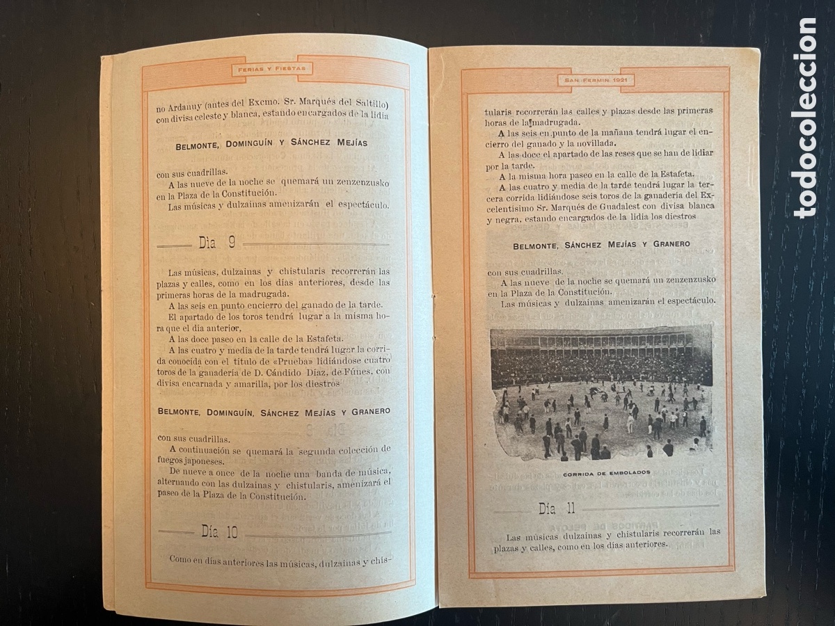 Coleccionismo: Programa de San Ferm&iacute;n de 1921 - Foto 4
