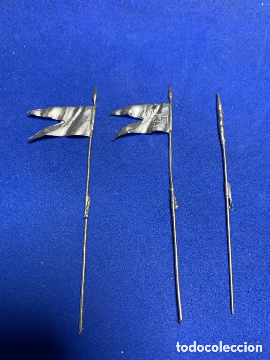 Coleccionismo: Banderas de plomo figuras Labayen - Foto 1