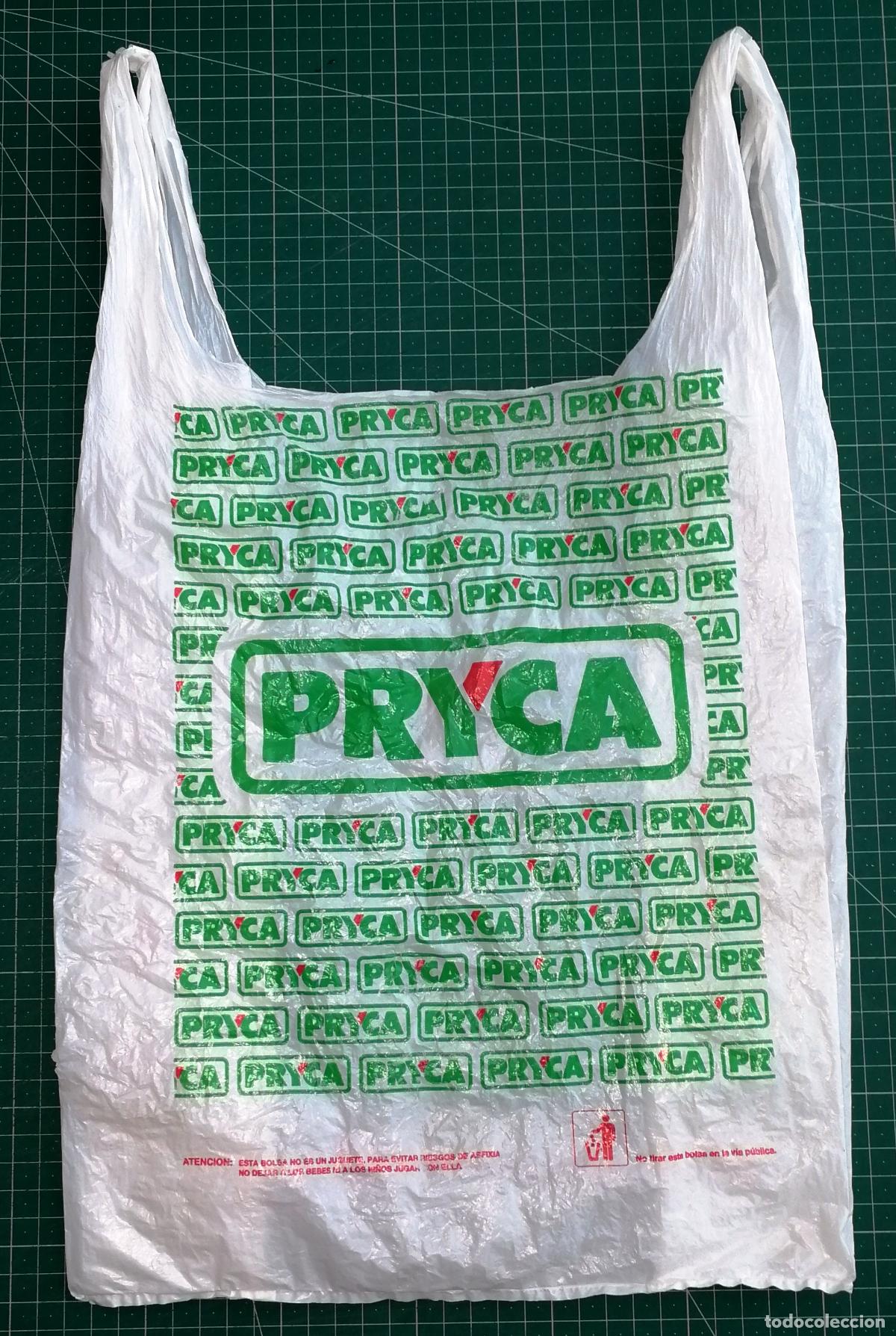 Coleccionismo: BOLSA DE PL&Aacute;STICO DE PRYCA. - 34x28 cm - Foto 2