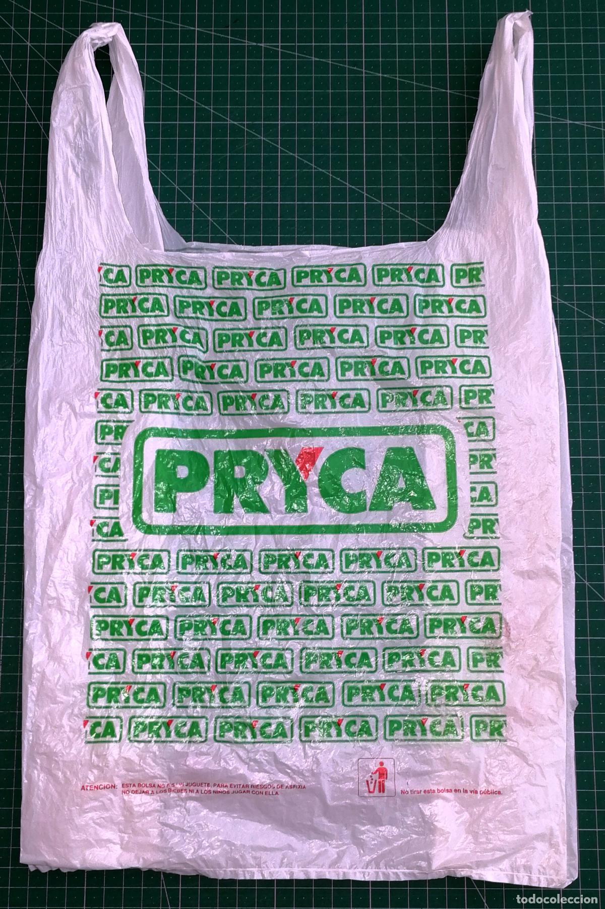Coleccionismo: BOLSA DE PL&Aacute;STICO DE PRYCA. - 34x28 cm - Foto 1