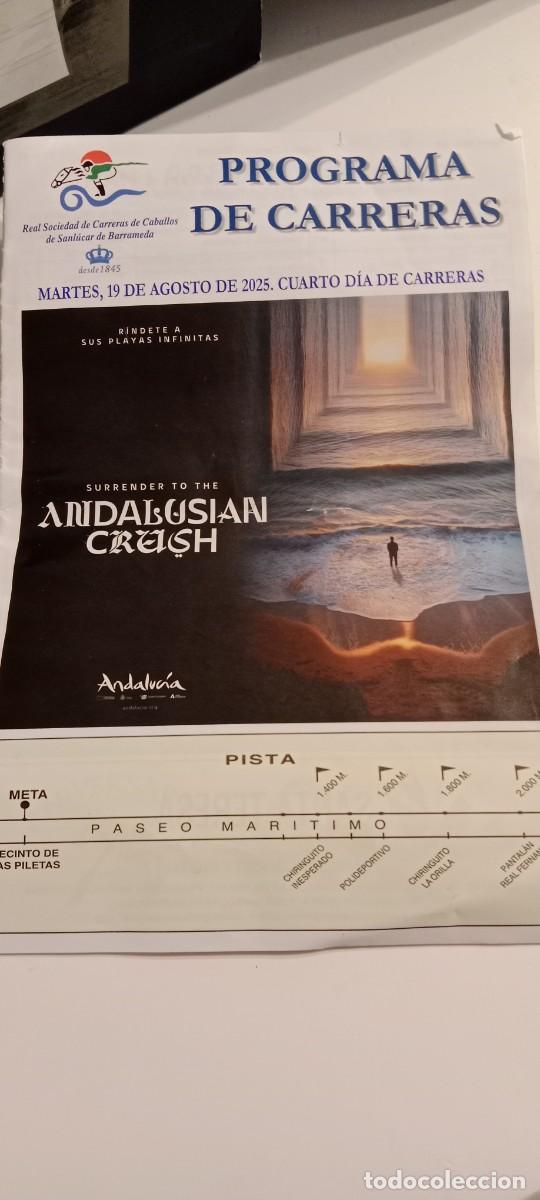 Coleccionismo: PROGRAMA CARRERA DE CABALLOS DE SANLUCAR 2026 T-ADI - Foto 1