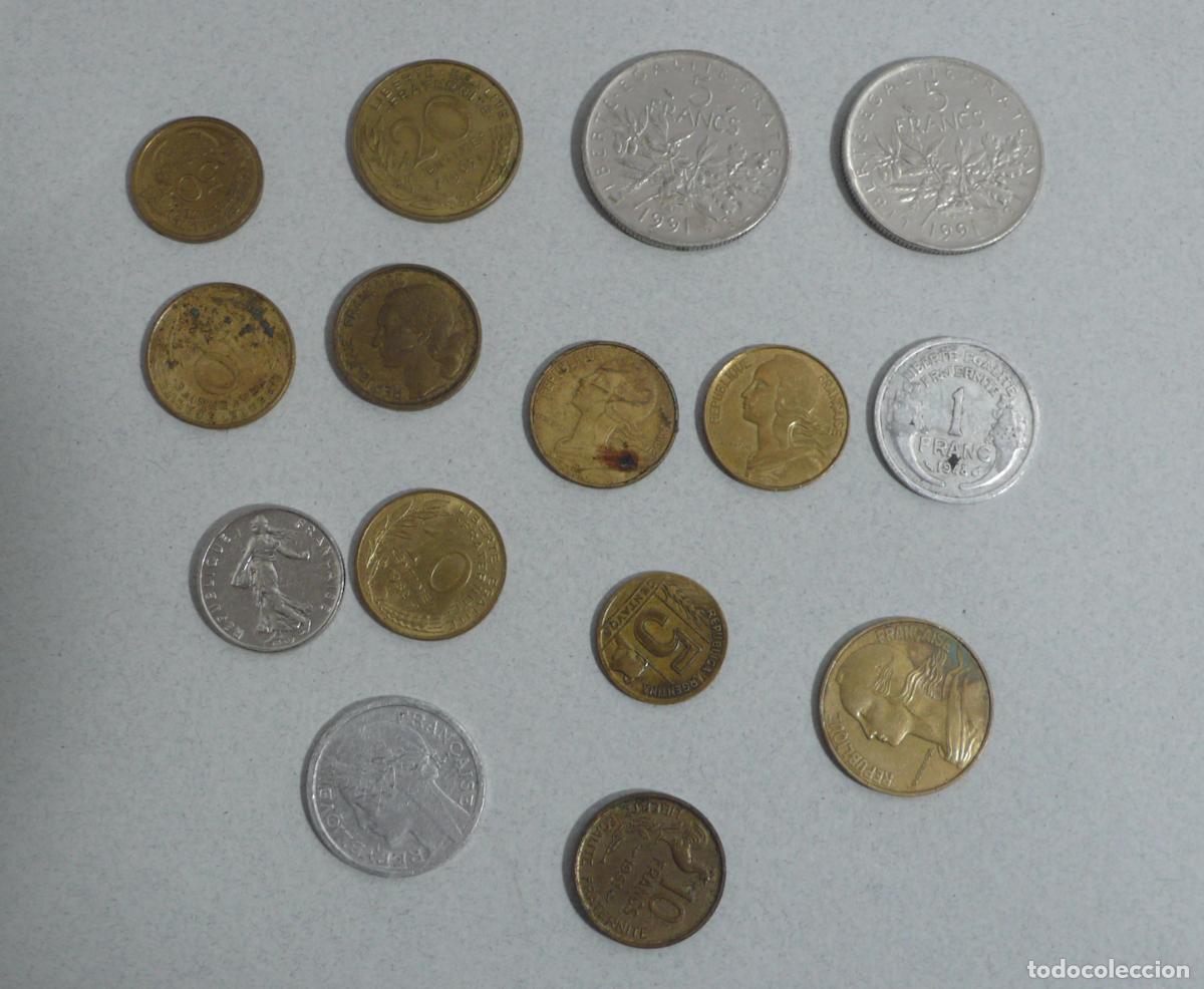 Coleccionismo: LOTE DE MONEDAS FRANCESAS - Foto 2