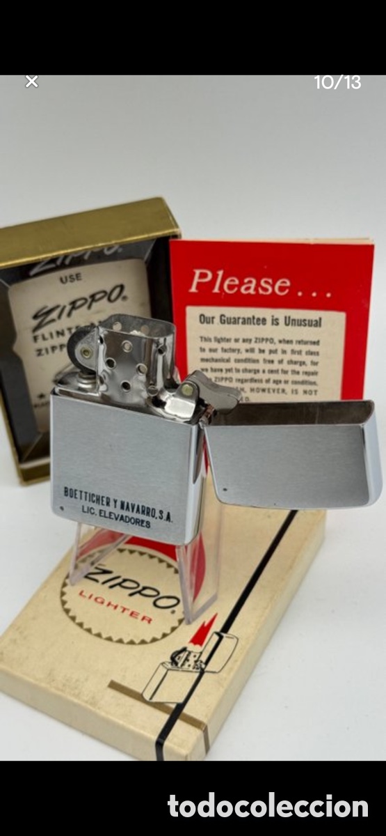 Coleccionismo: Encendedor &ldquo;ZIPPO &ldquo; a&ntilde;o 1965 - Foto 4