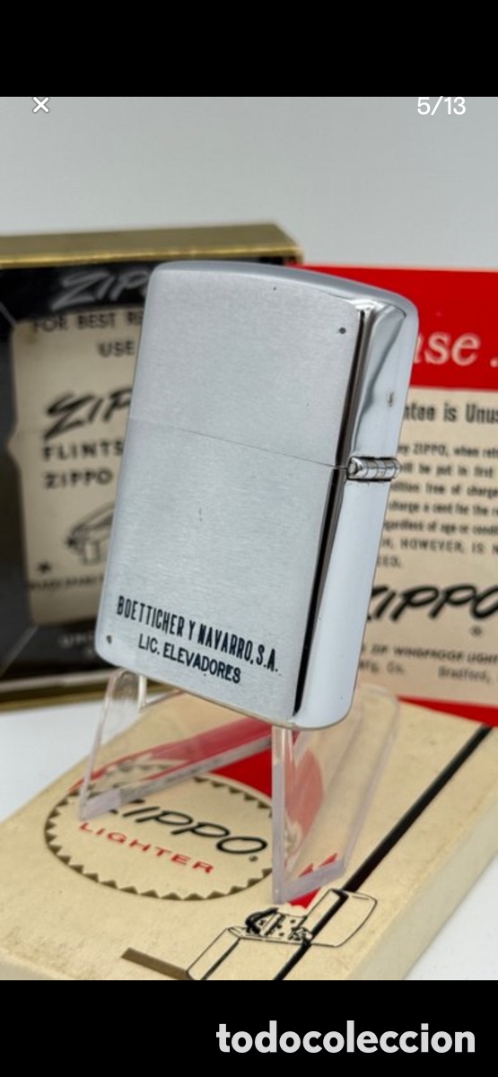 Coleccionismo: Encendedor &ldquo;ZIPPO &ldquo; a&ntilde;o 1965 - Foto 9