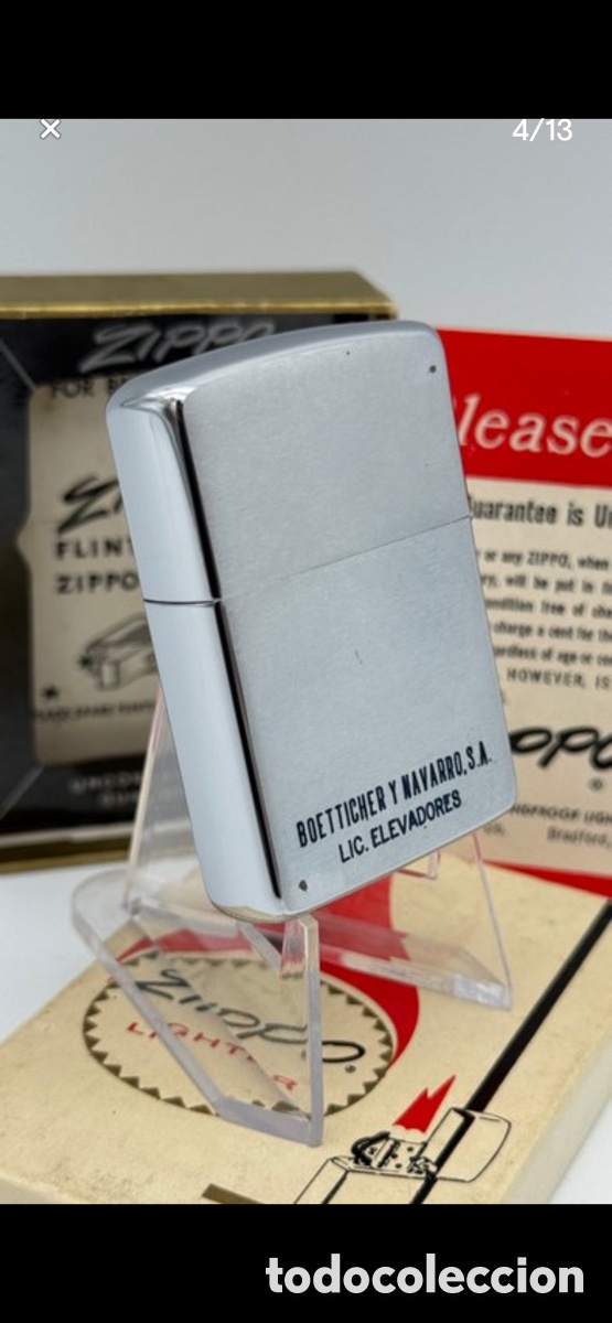 Coleccionismo: Encendedor &ldquo;ZIPPO &ldquo; a&ntilde;o 1965 - Foto 10