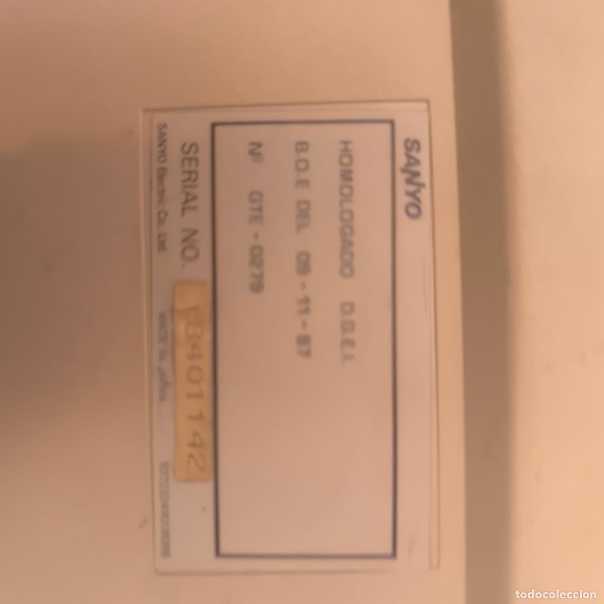 Coleccionismo: teclado mec&aacute;nico sanyo 1987 - Foto 8