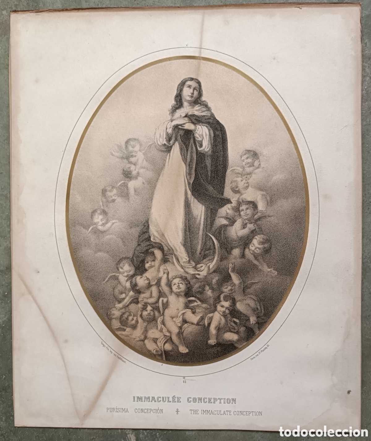 Coleccionismo: Lamina. Inmaculada Concepci&oacute;n - Foto 1