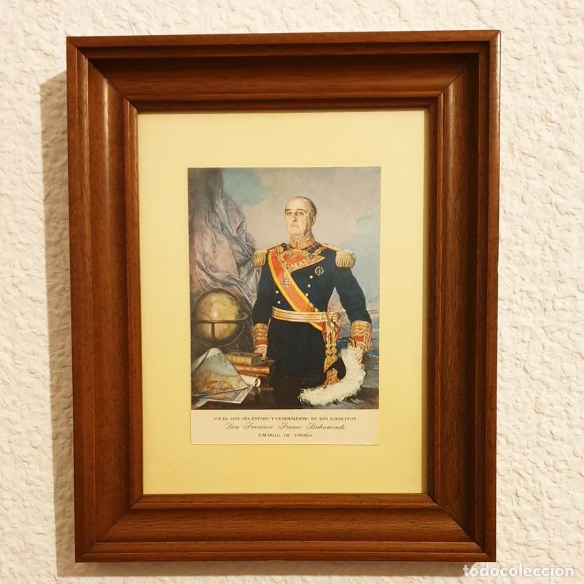 Coleccionismo: CUADRO FRANCISCO FRANCO - Foto 1