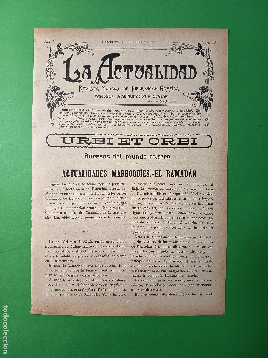 Coleccionismo: EL RAMAD&Aacute;N - BUQUE PARA EMIGRANTES LAZIO - 02/12/1906