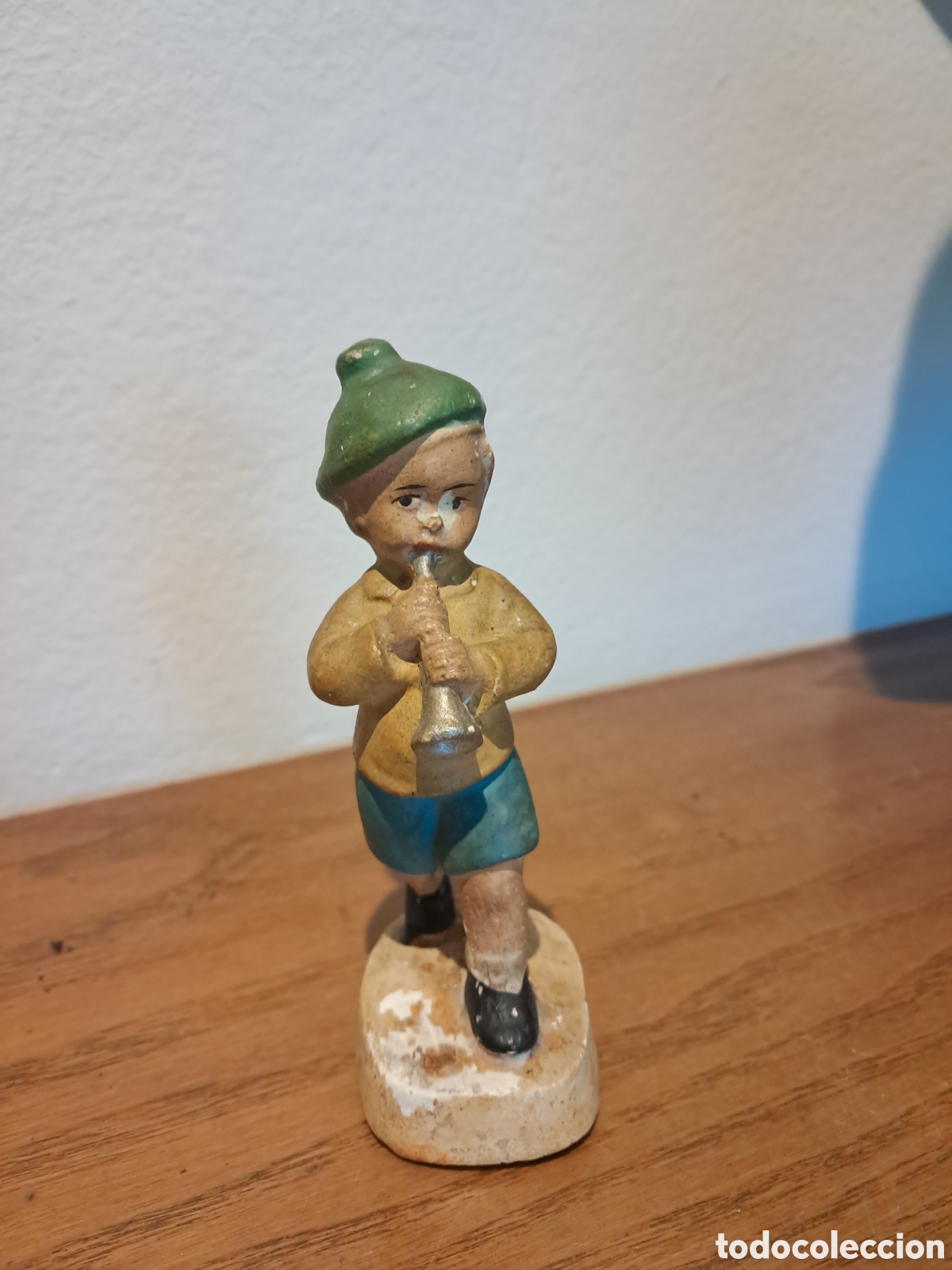 Coleccionismo: Figura nen tocant la trompeta - Foto 2