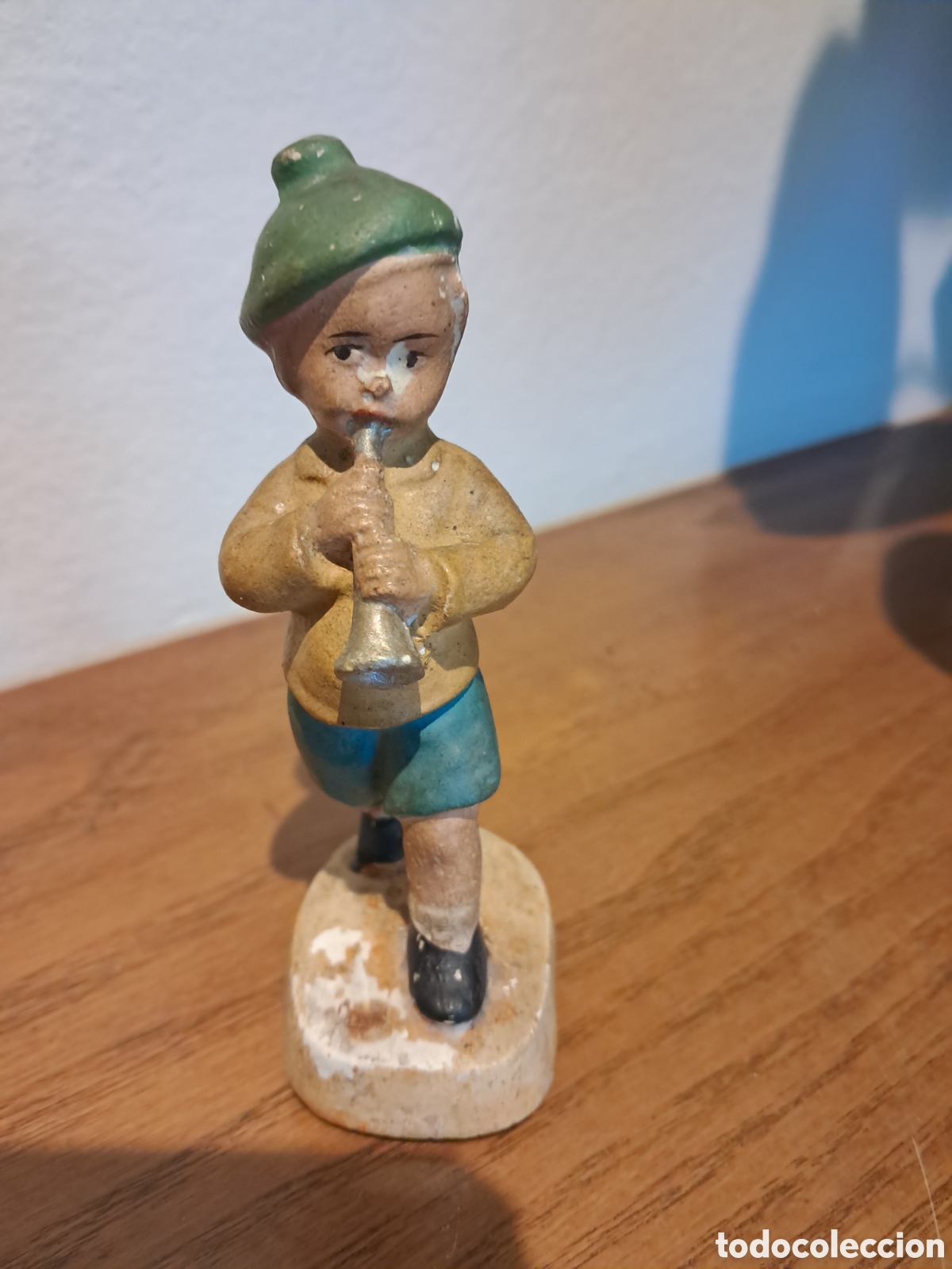 Coleccionismo: Figura nen tocant la trompeta - Foto 3