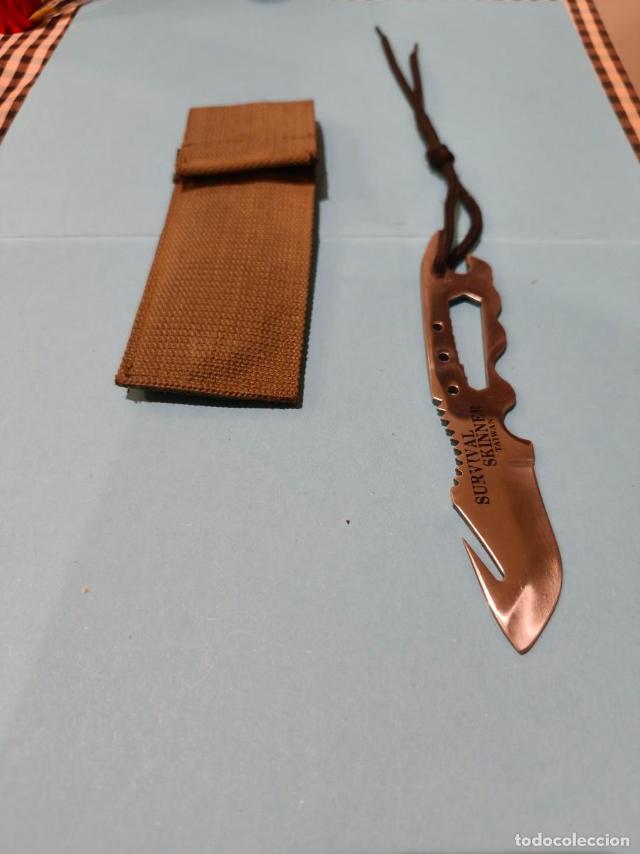 Coleccionismo: Cuchillo desollador multierramienta. - Foto 1