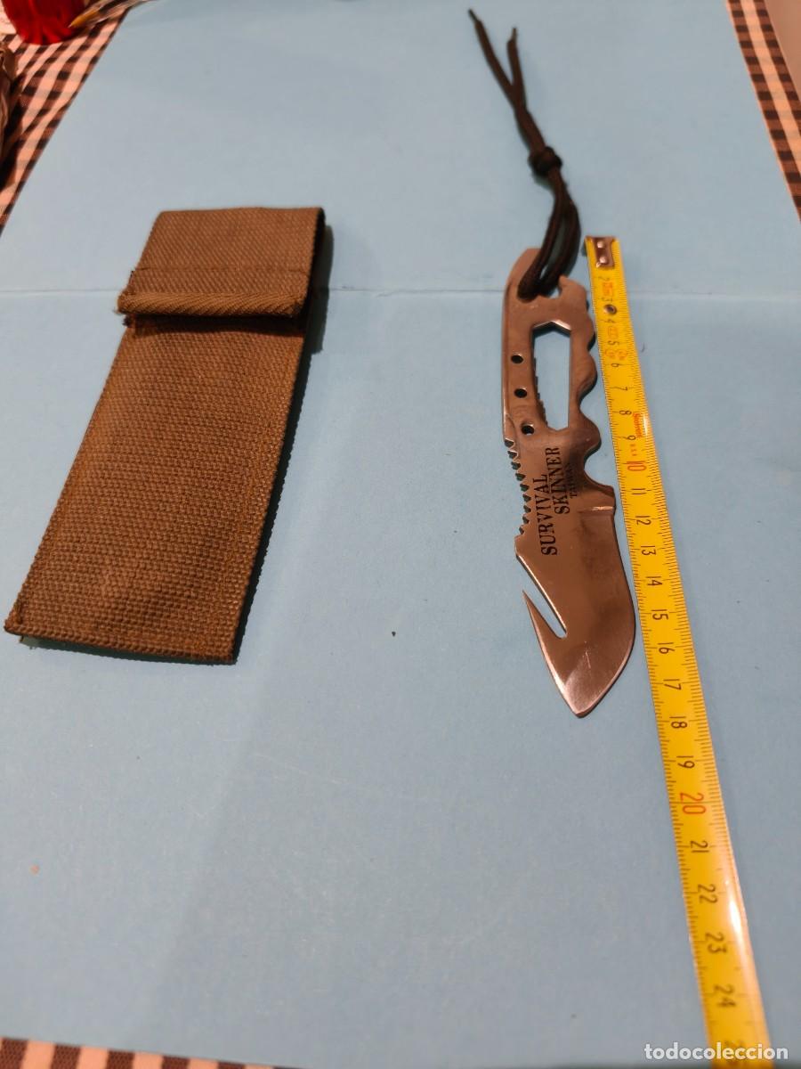 Coleccionismo: Cuchillo desollador multierramienta. - Foto 2