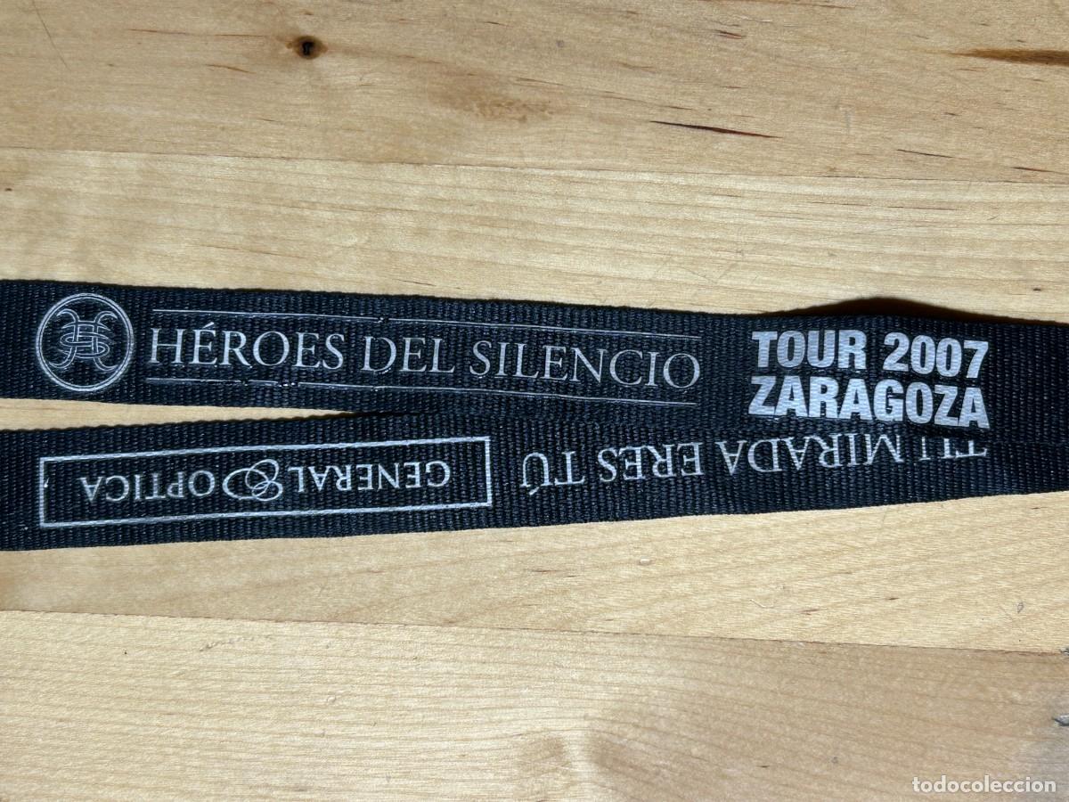 Coleccionismo: Lanyard H&eacute;roes del Silencio 2007 - Foto 2