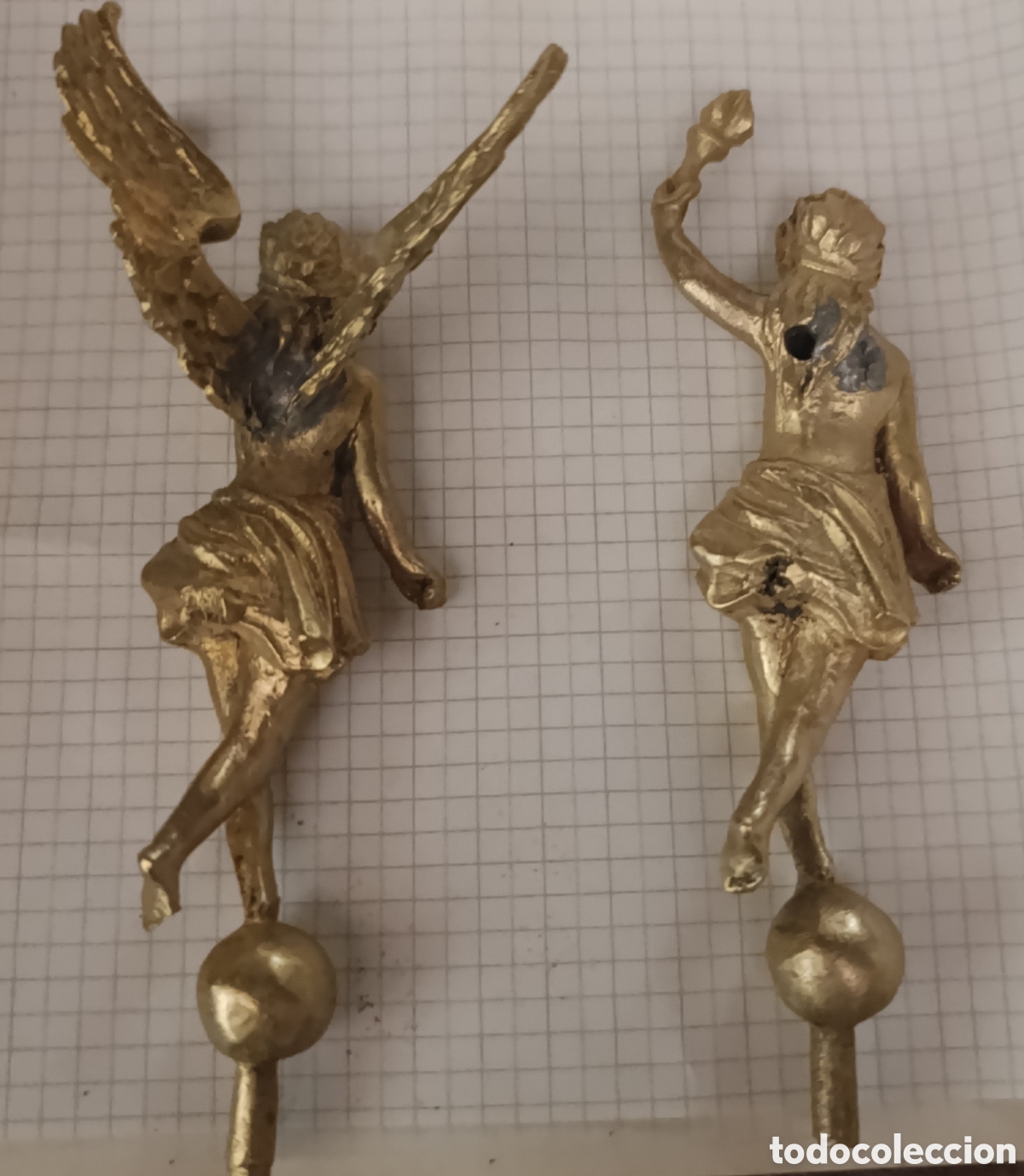 Coleccionismo: MU&Ntilde;ECAS DE RELOJ DE PIE ANTIGUAS - Foto 2