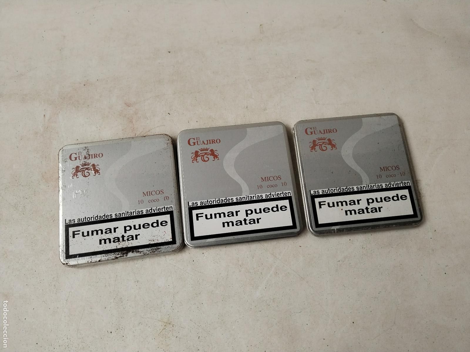Coleccionismo: 3 cajas de tabaco el guajiro - c168 - Foto 2