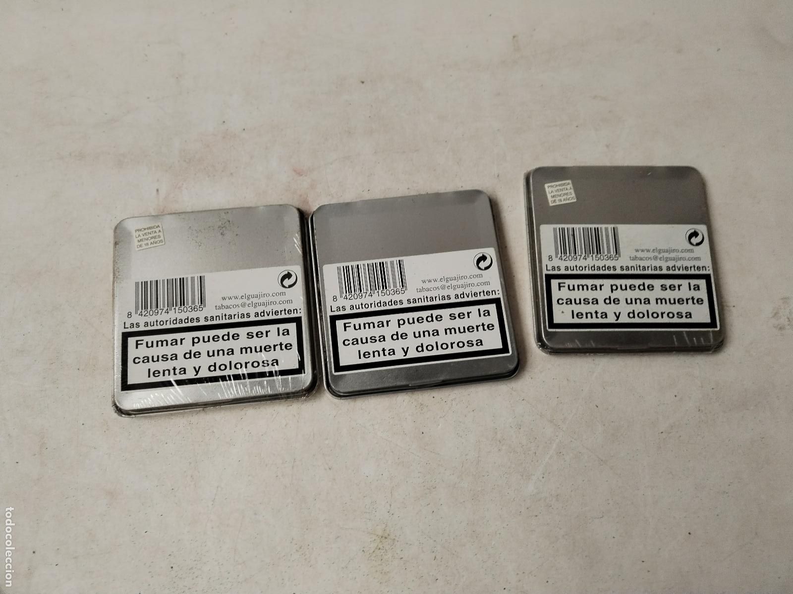 Coleccionismo: 3 cajas de tabaco el guajiro - c168 - Foto 3