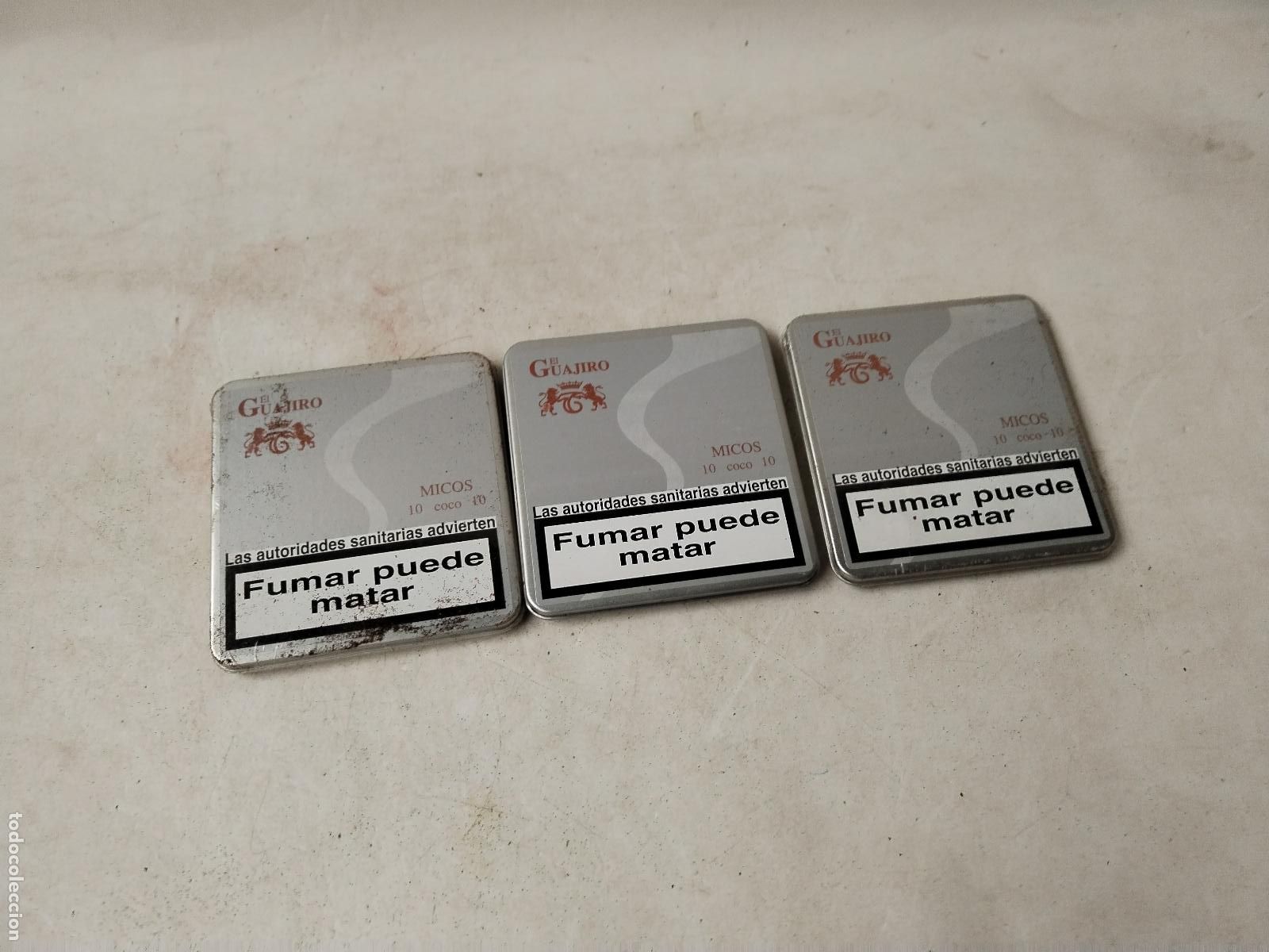 Coleccionismo: 3 cajas de tabaco el guajiro - c168 - Foto 1