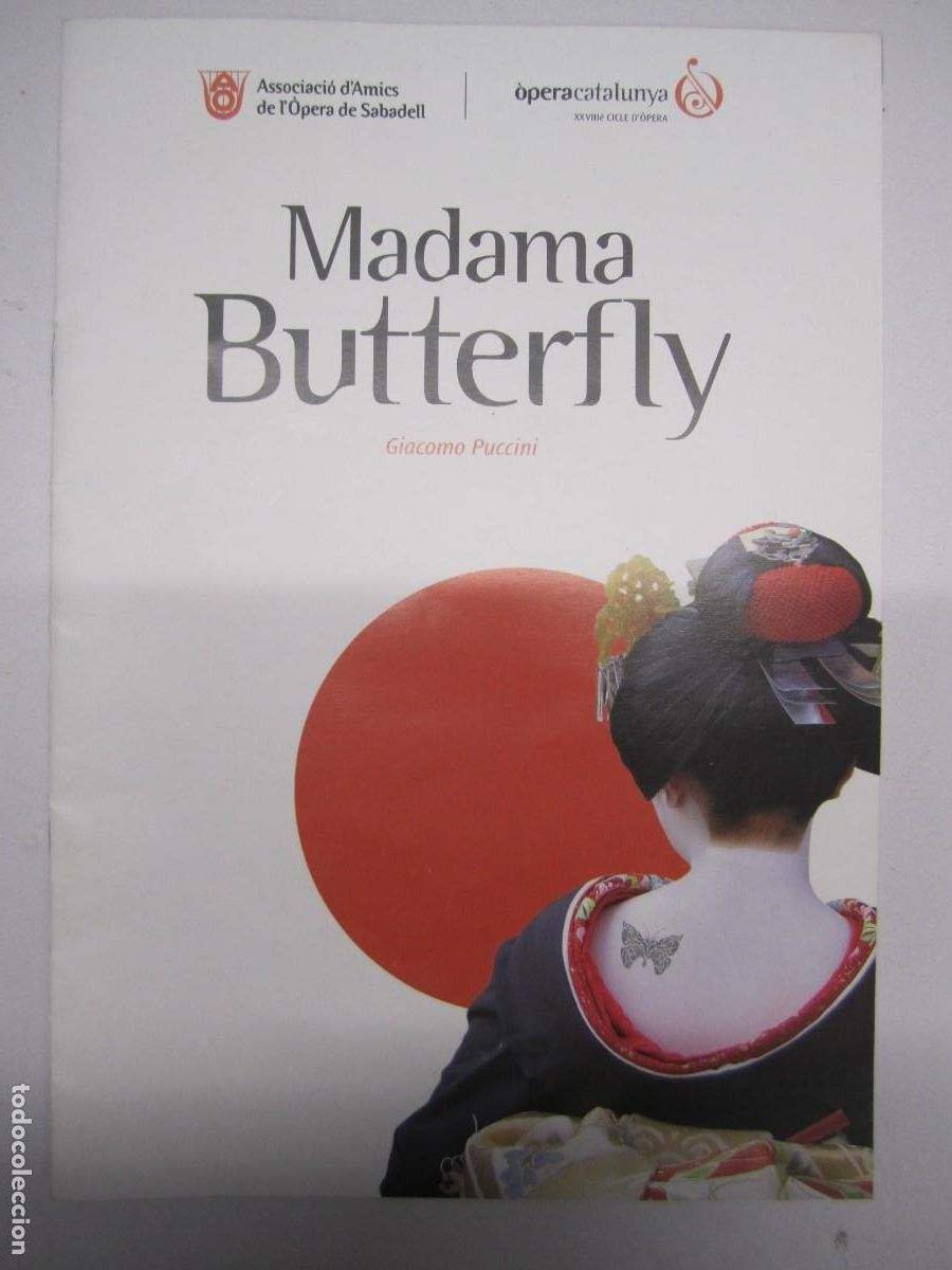 Coleccionismo: programa madama butterfly associacio damics de lopera de sabadell 2016 2017 - Foto 1