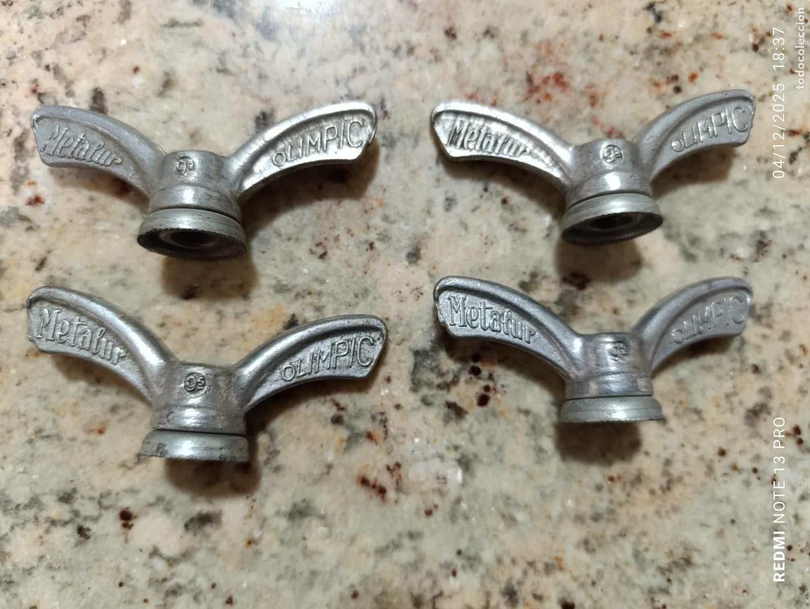 Collectionnisme: Juego Antiguas palomillas palometas bicicleta.METALUR OLIMPIC.