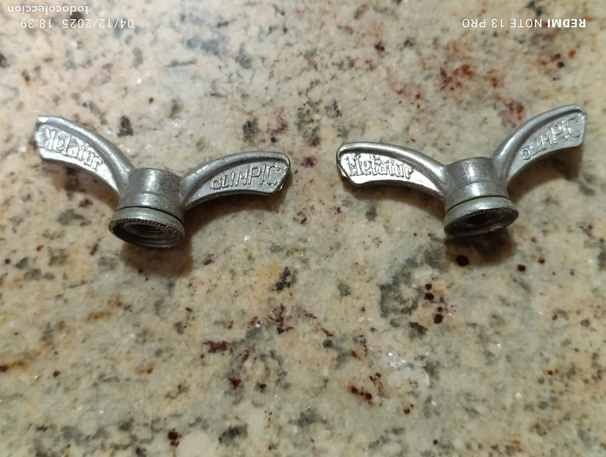 Collectionnisme: Juego Antiguas palomillas palometas bicicleta.METALUR OLIMPIC.