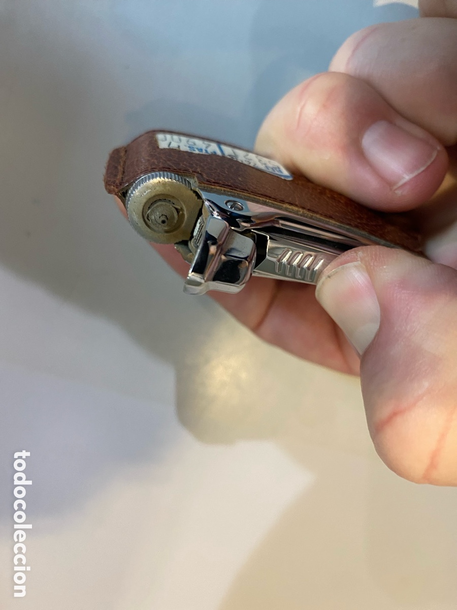 Coleccionismo: Ronson premier varaflame leather - Foto 7