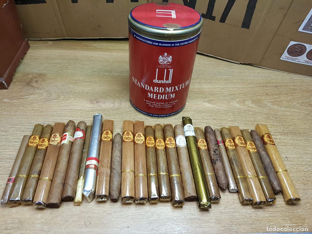 Coleccionismo: ENVASE DUNHILL-CON 25 ABANOS - Foto 1