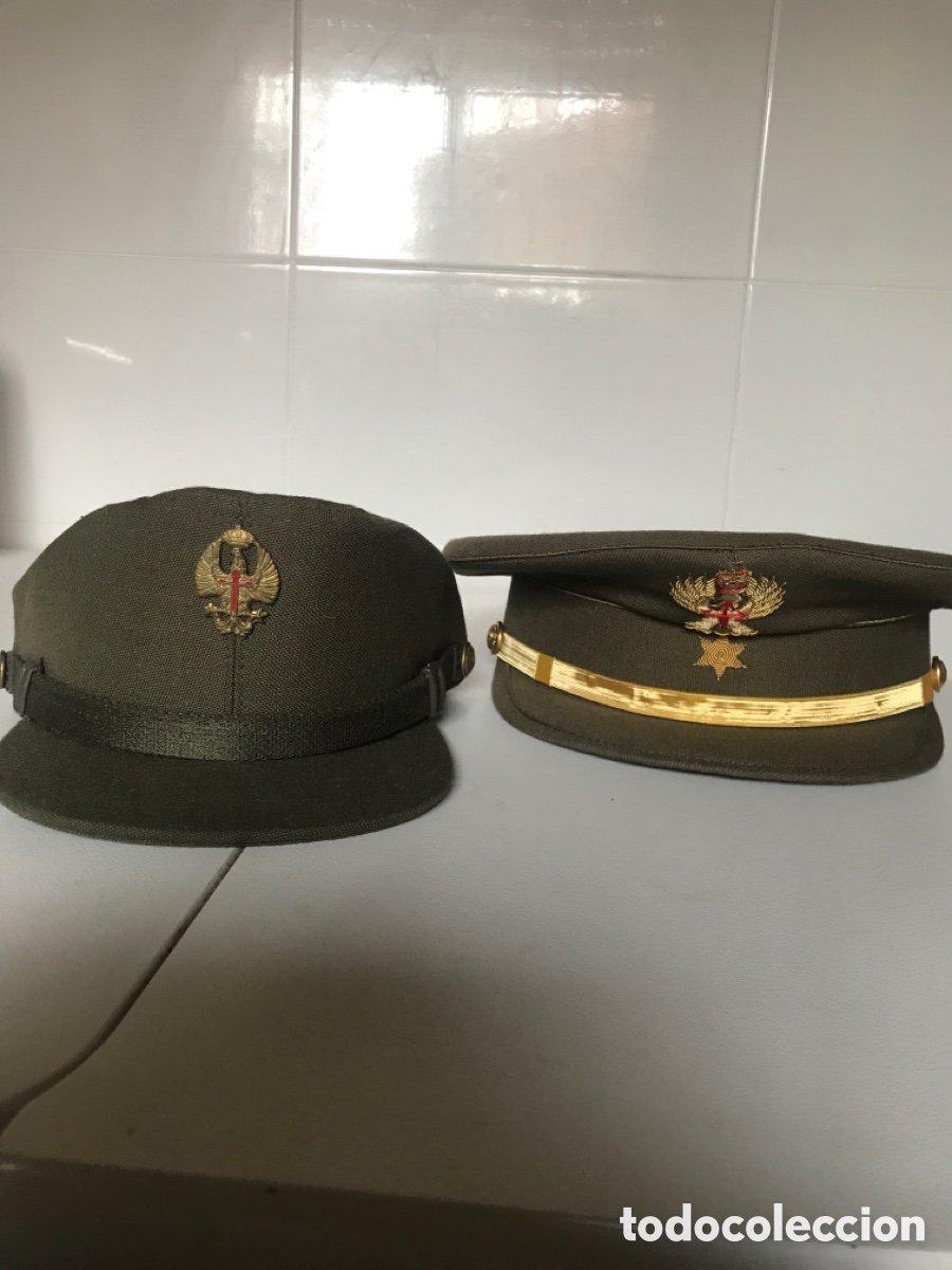 Coleccionismo: 2 gorras militares ejercito espa&ntilde;ol - Foto 1