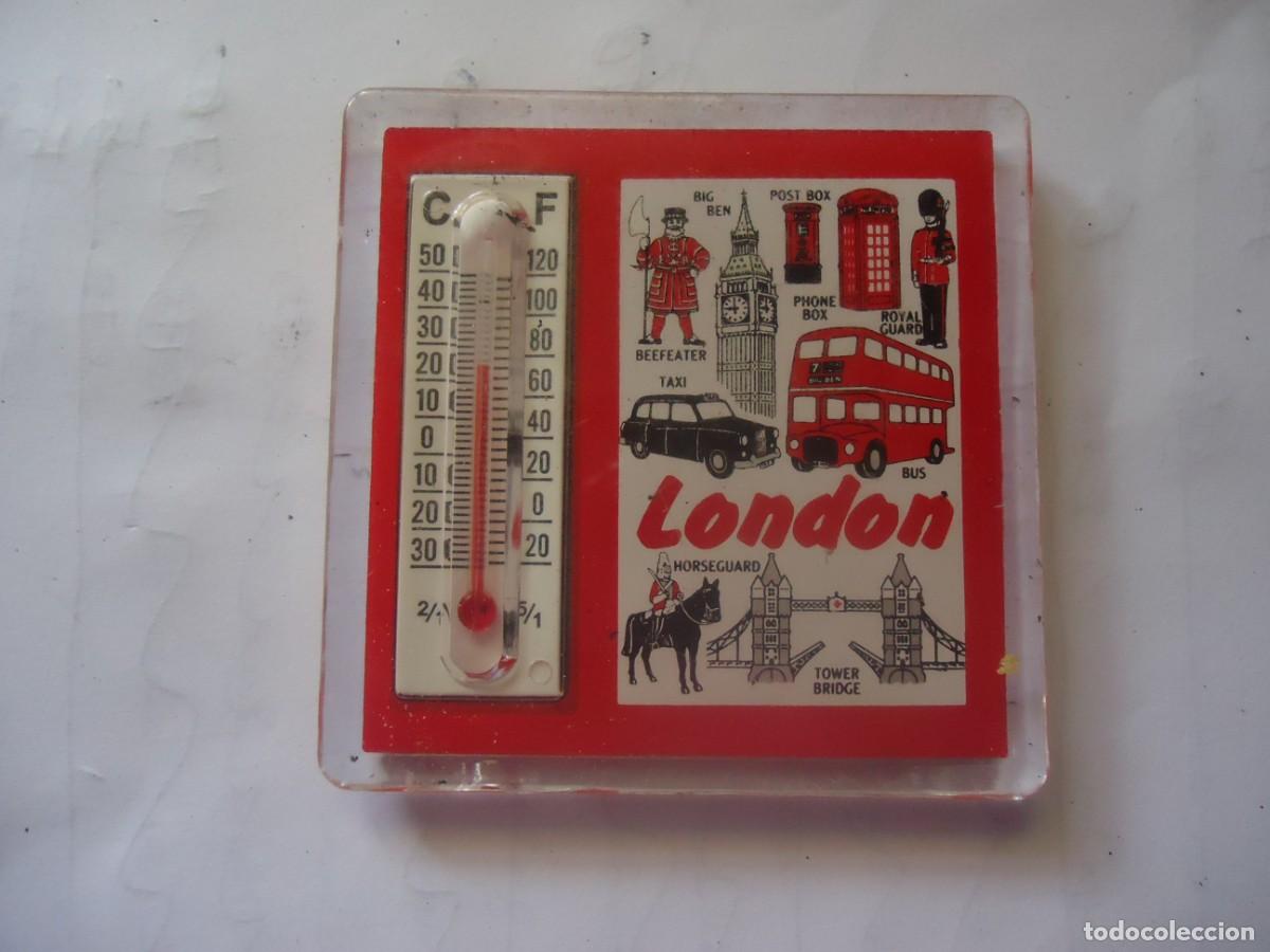 Coleccionismo: IMAN TERMOMETRO DE LONDRES - Foto 1